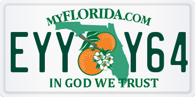 FL license plate EYYY64