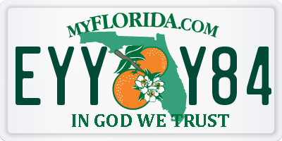FL license plate EYYY84