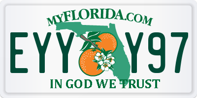 FL license plate EYYY97