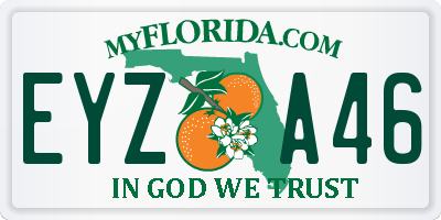 FL license plate EYZA46
