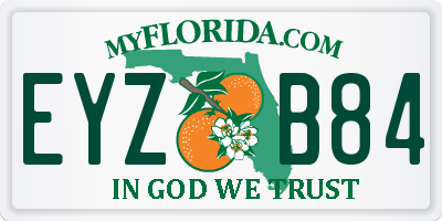 FL license plate EYZB84