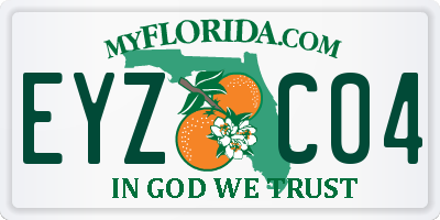 FL license plate EYZC04
