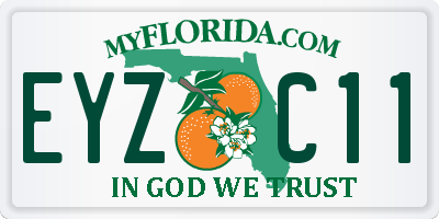 FL license plate EYZC11