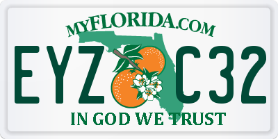 FL license plate EYZC32