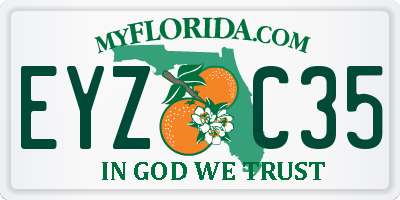 FL license plate EYZC35
