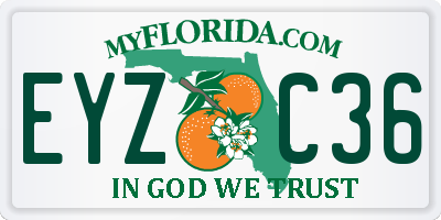 FL license plate EYZC36