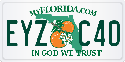 FL license plate EYZC40