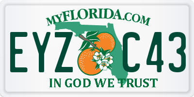 FL license plate EYZC43