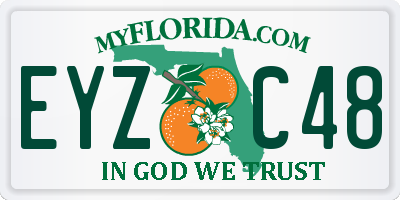 FL license plate EYZC48