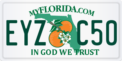 FL license plate EYZC50