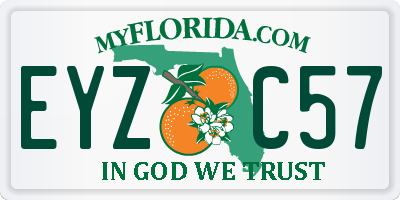 FL license plate EYZC57