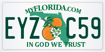 FL license plate EYZC59