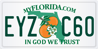 FL license plate EYZC60