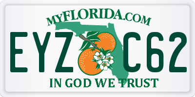 FL license plate EYZC62