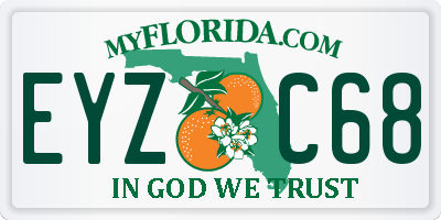 FL license plate EYZC68