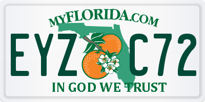 FL license plate EYZC72
