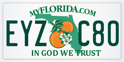 FL license plate EYZC80