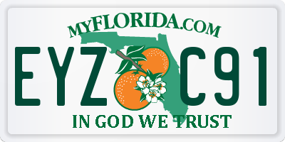 FL license plate EYZC91