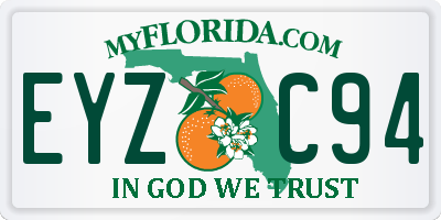FL license plate EYZC94