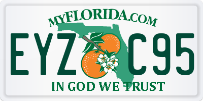 FL license plate EYZC95