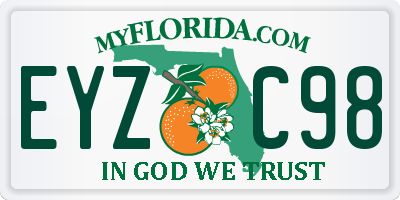 FL license plate EYZC98