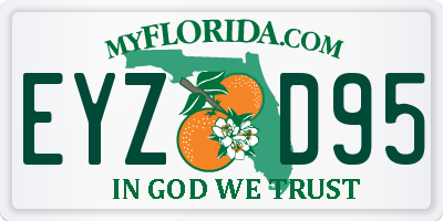 FL license plate EYZD95