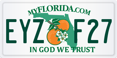 FL license plate EYZF27