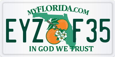 FL license plate EYZF35