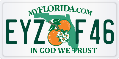 FL license plate EYZF46