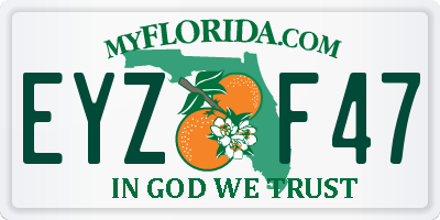 FL license plate EYZF47