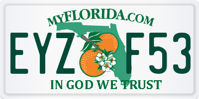 FL license plate EYZF53