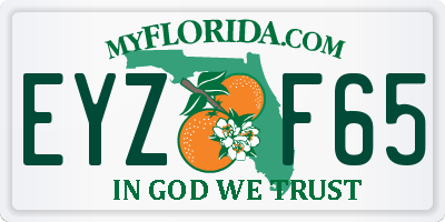 FL license plate EYZF65