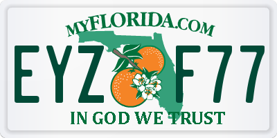 FL license plate EYZF77