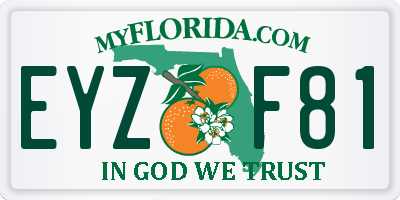 FL license plate EYZF81