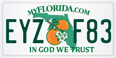 FL license plate EYZF83