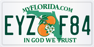 FL license plate EYZF84