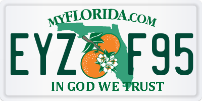 FL license plate EYZF95
