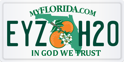 FL license plate EYZH20