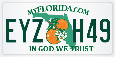 FL license plate EYZH49