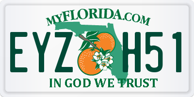 FL license plate EYZH51