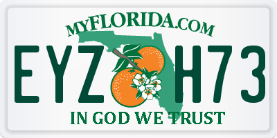 FL license plate EYZH73