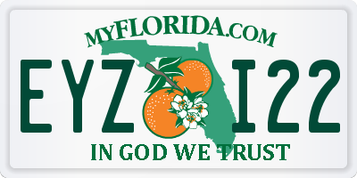 FL license plate EYZI22