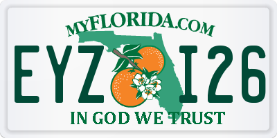FL license plate EYZI26