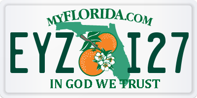 FL license plate EYZI27