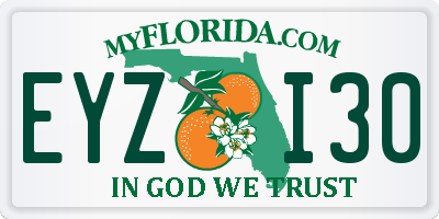 FL license plate EYZI30