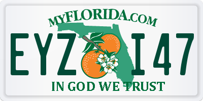 FL license plate EYZI47
