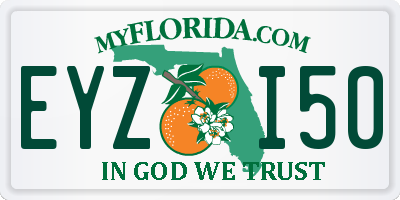 FL license plate EYZI50