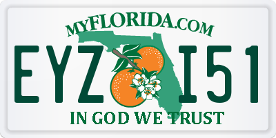 FL license plate EYZI51