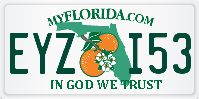 FL license plate EYZI53