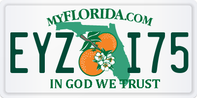 FL license plate EYZI75